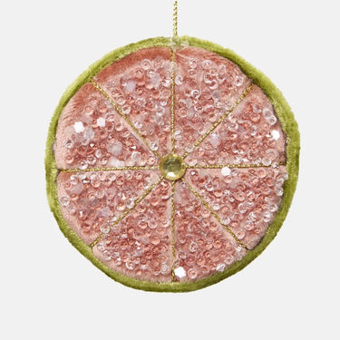 Palemo Beaded Lemon Slice Pink & Olive